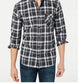 Camisa xadrez Reese masculina Levi's cinza tamanho pequeno