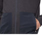 Calvin Klein Moletom Masculino Regular Fit Mix-Media com Zíper Completo Cinza Tamanho XX-G