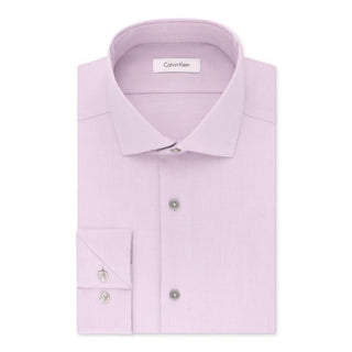Camisa Calvin Klein Masculina de Algodão Slub com Botões Rosa Tamanho XX-G