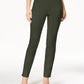 Calça feminina Charter Club Petite Cambridge Tummy-Control Slim-Leg, verde, tamanho 10P