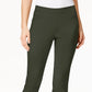 Calça feminina Charter Club Petite Cambridge Tummy-Control Slim-Leg, verde, tamanho 10P