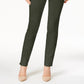 Calça feminina Charter Club Petite Cambridge Tummy-Control Slim-Leg, verde, tamanho 10P