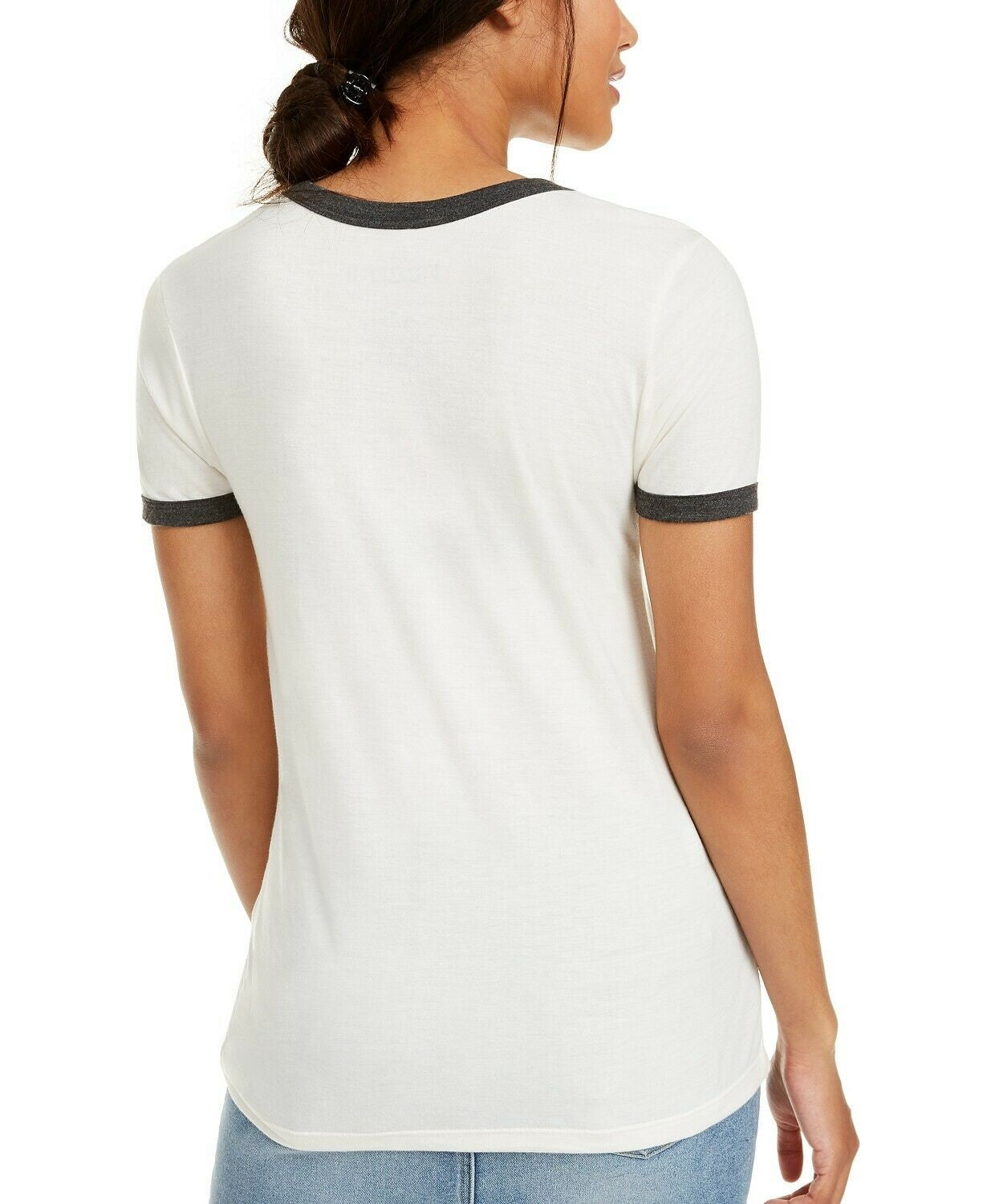 Camiseta Frozen Be Brave Ringer da Disney Juniors, tamanho azul, extra grande