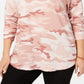 Love Tribe Moletom feminino plus size com estampa camuflada rosa tamanho 3X