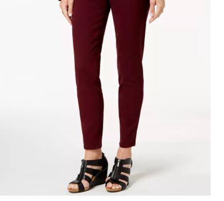 Jeans Curvy Fit Skinny Fashion Feminino Style &amp; Co Vermelho Tamanho 2