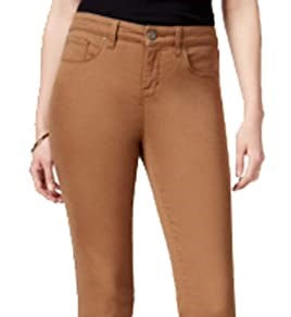 Calça jeans skinny feminina Style &amp; Co Curvy-Fit, marrom, tamanho 8