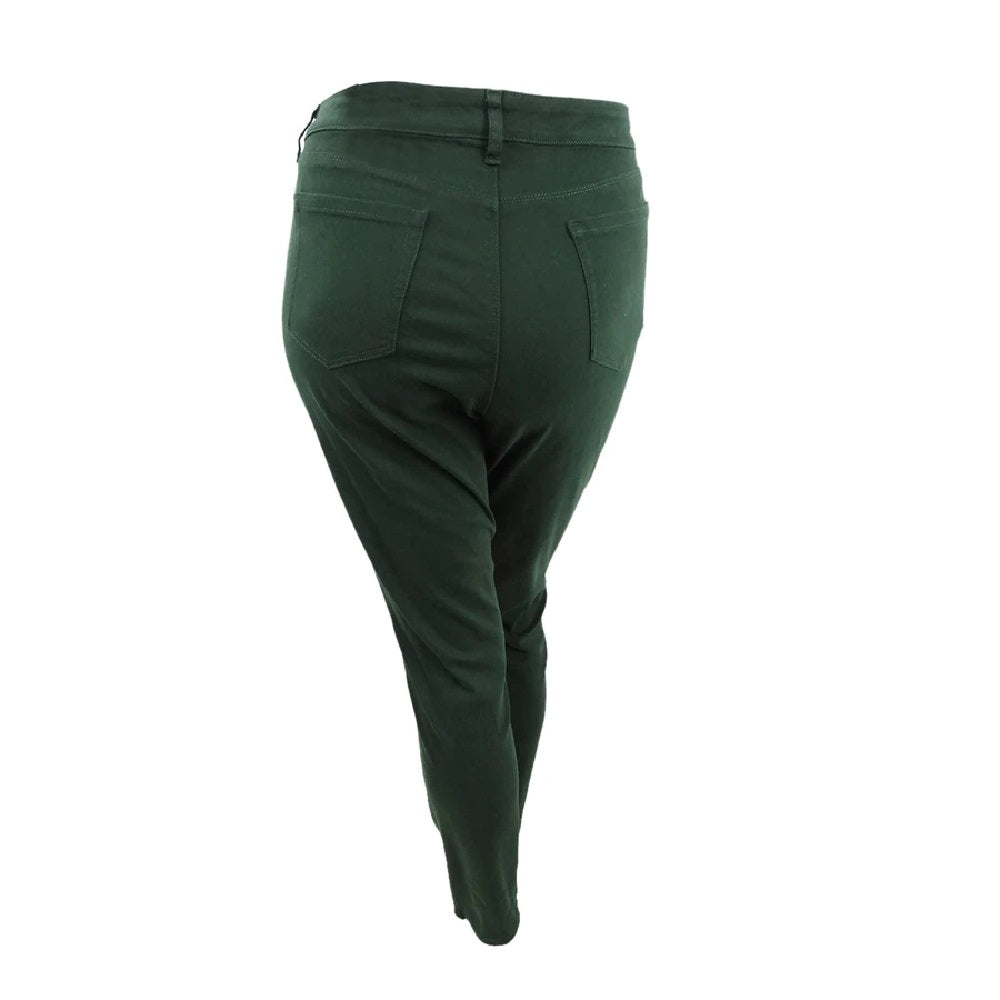 Jeans Curvy Fit Skinny Fashion Feminino Estilo &amp; Co Verde Tamanho 18