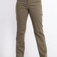 Calça jeans feminina estilo &amp; co com controle de barriga e perna reta, verde, tamanho 16