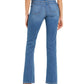 Jeans feminino estilo &amp; co com corte bootcut e controle de barriga, tamanho 20x5, azul