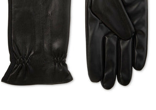 Luvas Isotoner Signature Sleekheat Faux Nappa Masculinas Pretas Tamanho X-G