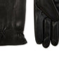 Luvas Isotoner Signature Sleekheat Faux Nappa Masculinas Pretas Tamanho Grande