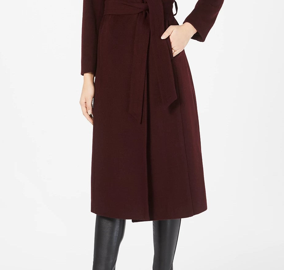 Forecaster Casaco feminino com cinto Maxi Walker vermelho brilhante tamanho 14