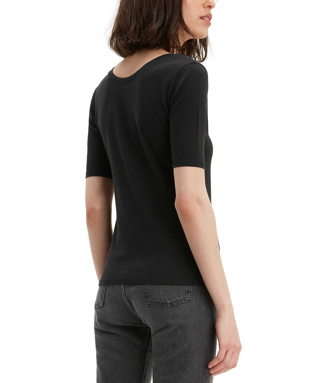 Camiseta Levi's Cecilia Feminina Preta Tamanho Médio