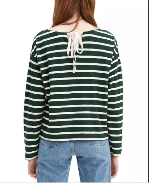Camiseta Levi's Cora Cotton Sailor Feminina Verde Tamanho X-S