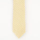 Gravata clássica geométrica amarela masculina Michael Kors, tamanho regular