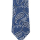Michael Kors Masculino Azul Marinho Imaculado Seda Paisley Azul Marinho Tamanho Regular