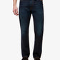 Calça jeans masculina Lucky Brand 181 Relaxed Straight Fit, azul marinho, tamanho 34x30