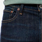 Calça jeans masculina Lucky Brand 181 Relaxed Straight Fit, azul marinho, tamanho 34x30