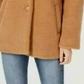 Coleção B Juniors' Faux-Faux Coat Marrom Tamanho Grande