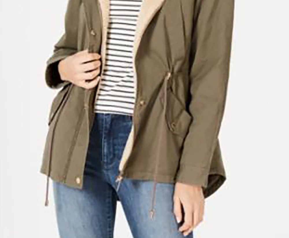 Jaqueta Anorak com Capuz Coleção B Juniors Vermelha Tamanho P