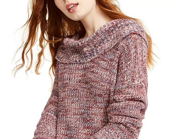 Suéter American Rag Juniors com gola alta, vermelho, tamanho pequeno