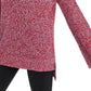 Suéter American Rag Juniors de manga flare, tamanho médio, vermelho escuro