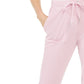 Calça Jogger Velour Juniors Planet Gold Rosa Tamanho P