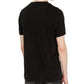 Camiseta masculina Buffalo David Bitton com estampa gráfica do logotipo Tymop, preta, tamanho XXG