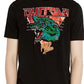 Camiseta masculina Buffalo David Bitton com estampa gráfica do logotipo Tymop, preta, tamanho XXG