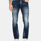 Calça jeans masculina Buffalo David Bitton Slim Fit Ash X Stretch, azul marinho, tamanho 40x32