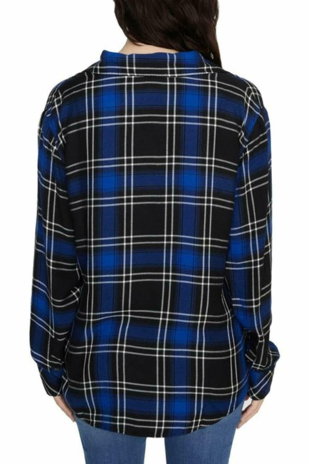 Camisa Boyfriend Nova Geração Feminina Sanctuary Azul Escuro Tamanho P