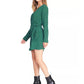 Vestido envelope estampado Stay The Night Sanctuary Feminino Verde Tamanho 14
