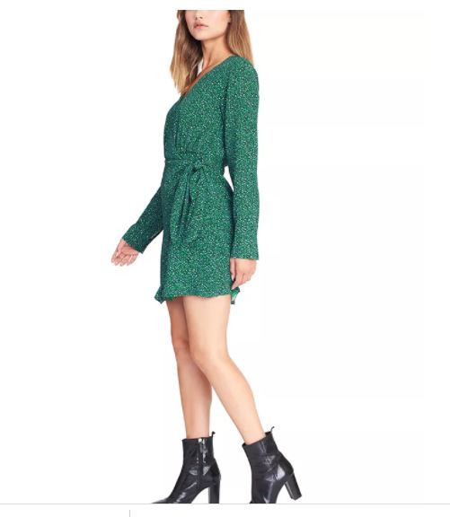 Vestido envelope estampado Stay The Night Sanctuary Feminino Verde Tamanho 14