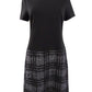 Vestido Calvin Klein Feminino Liso e Xadrez Preto Tamanho 8