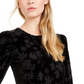 Vestido Calvin Klein Feminino Burnout Velvet Pattern A-Line Preto Tamanho 14