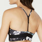 Sutiã esportivo Nike Indy Floral Light Support feminino, preto, tamanho grande