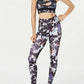 Sutiã esportivo Nike Indy Floral Light Support feminino, preto, tamanho grande