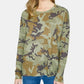 Camiseta Carlee Camo Feminina Sanctuary Mineral Camo Verde Tamanho Grande