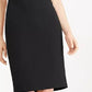 Vestido Calvin Klein Feminino com Babados e Ombros Preto Tamanho 2 Petite
