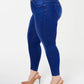 Calça jeans skinny plus size feminina, rosa, plus size, azul, cintura alta, tamanho pequeno