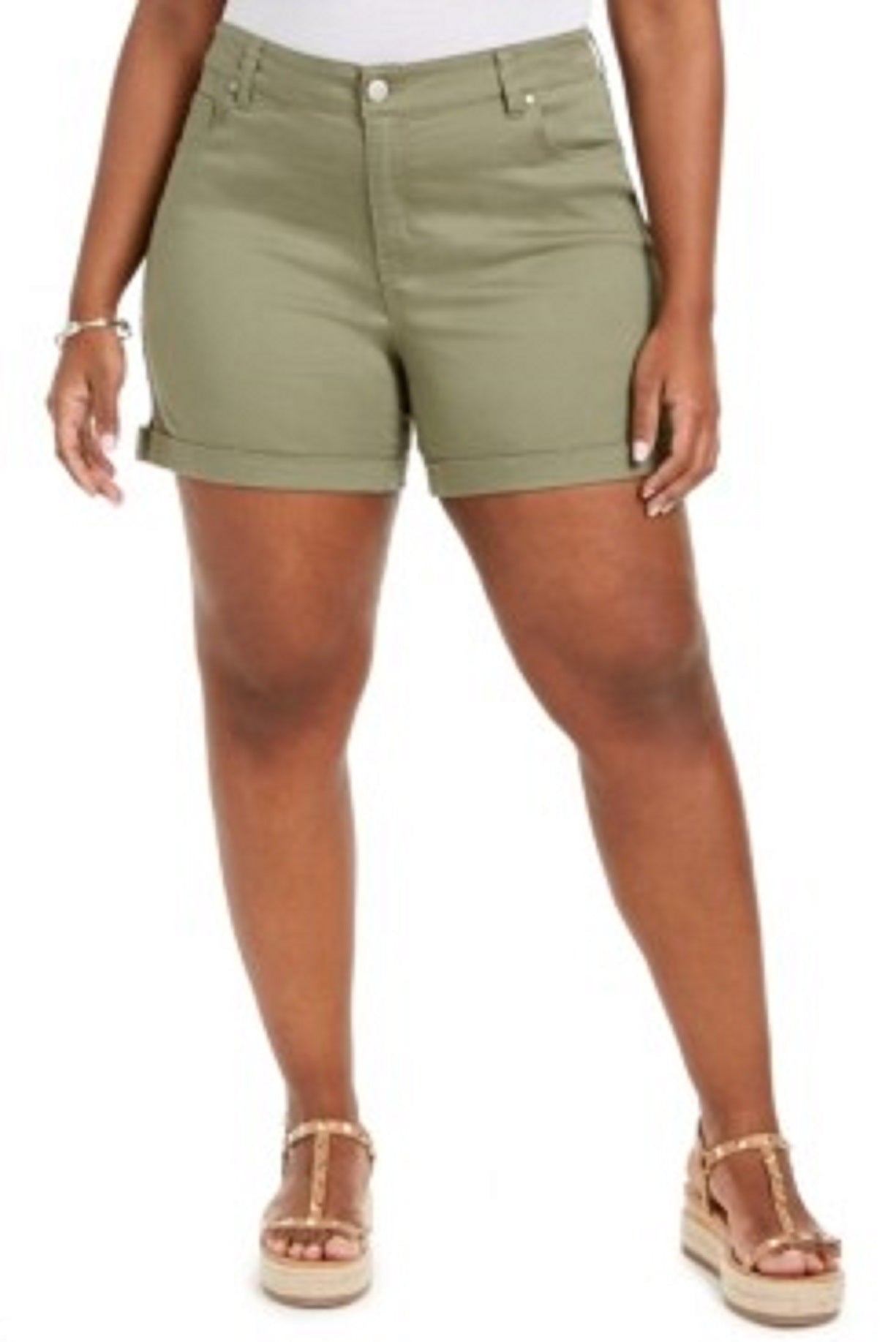 Shorts femininos plus size da moda rosa celebridade com punho verde brilhante tamanho pequeno pequeno