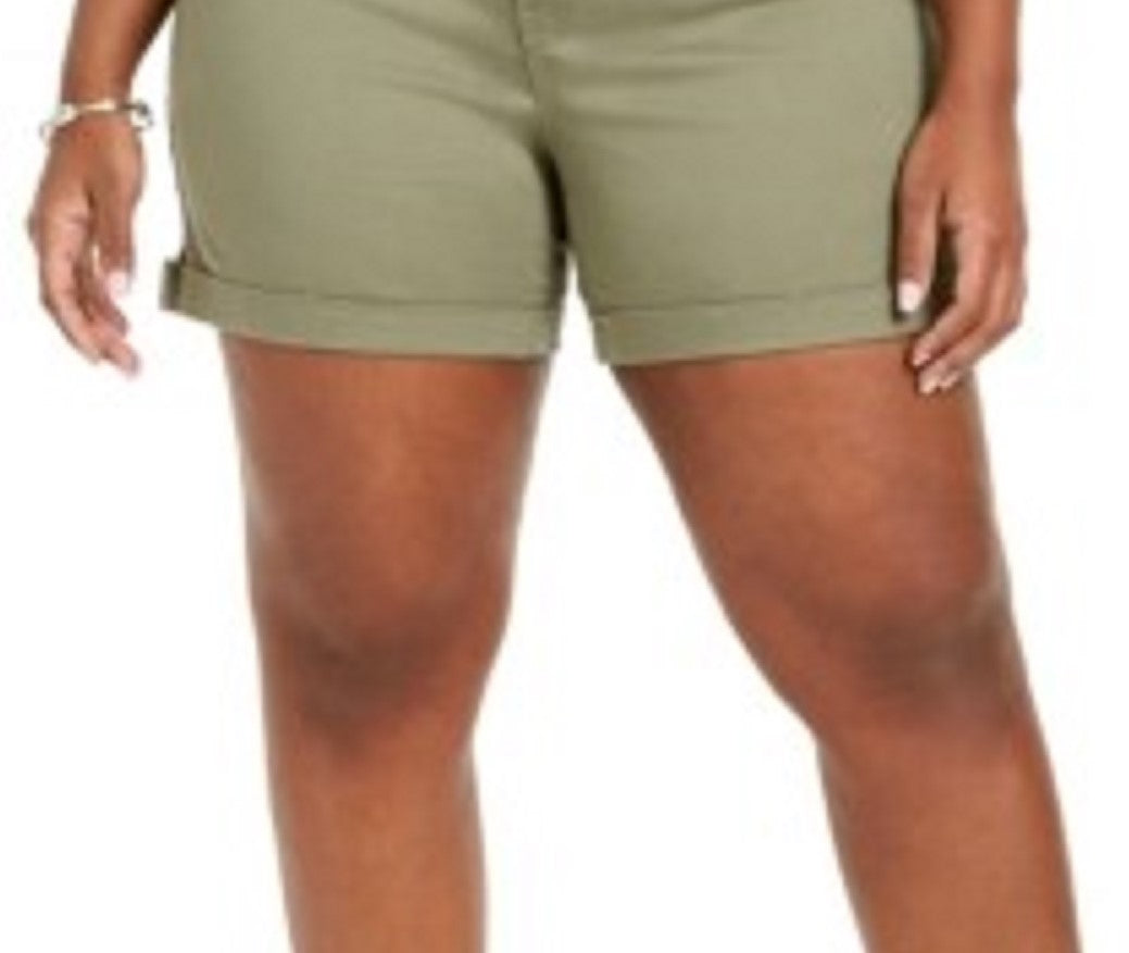 Shorts femininos plus size da moda rosa celebridade com punho verde brilhante tamanho pequeno pequeno