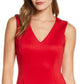 Vestido Donna Ricco Feminino com Bainha Cupcake Scuba, Tamanho Vermelho, Tamanho 8