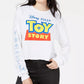 Camiseta gráfica Toy Story da Disney Mighty Fine Junior, tamanho X-G, branca
