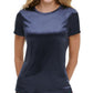 Tommy Hilfiger Blusa de Veludo Manga Curta Feminina Azul Escuro Tamanho Extra Pequeno