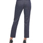 Calça social slim fit listrada Tommy Hilfiger Radcliffe feminina, azul-marinho, tamanho 6
