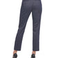 Calça social slim fit listrada Tommy Hilfiger Radcliffe feminina, azul-marinho, tamanho 8