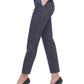 Calça social slim fit listrada Tommy Hilfiger Radcliffe feminina, azul-marinho, tamanho 8