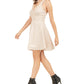 Vestido Teeze Me Juniors Allover com Glitter Fit &amp; Flare, Dourado, Tamanho 9