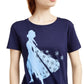 Camiseta estampada Frozen da Disney Juniors, azul médio, tamanho grande